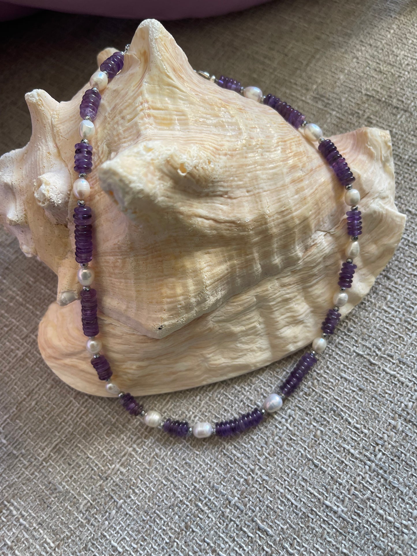 Amethyst and Freshwater Pearls