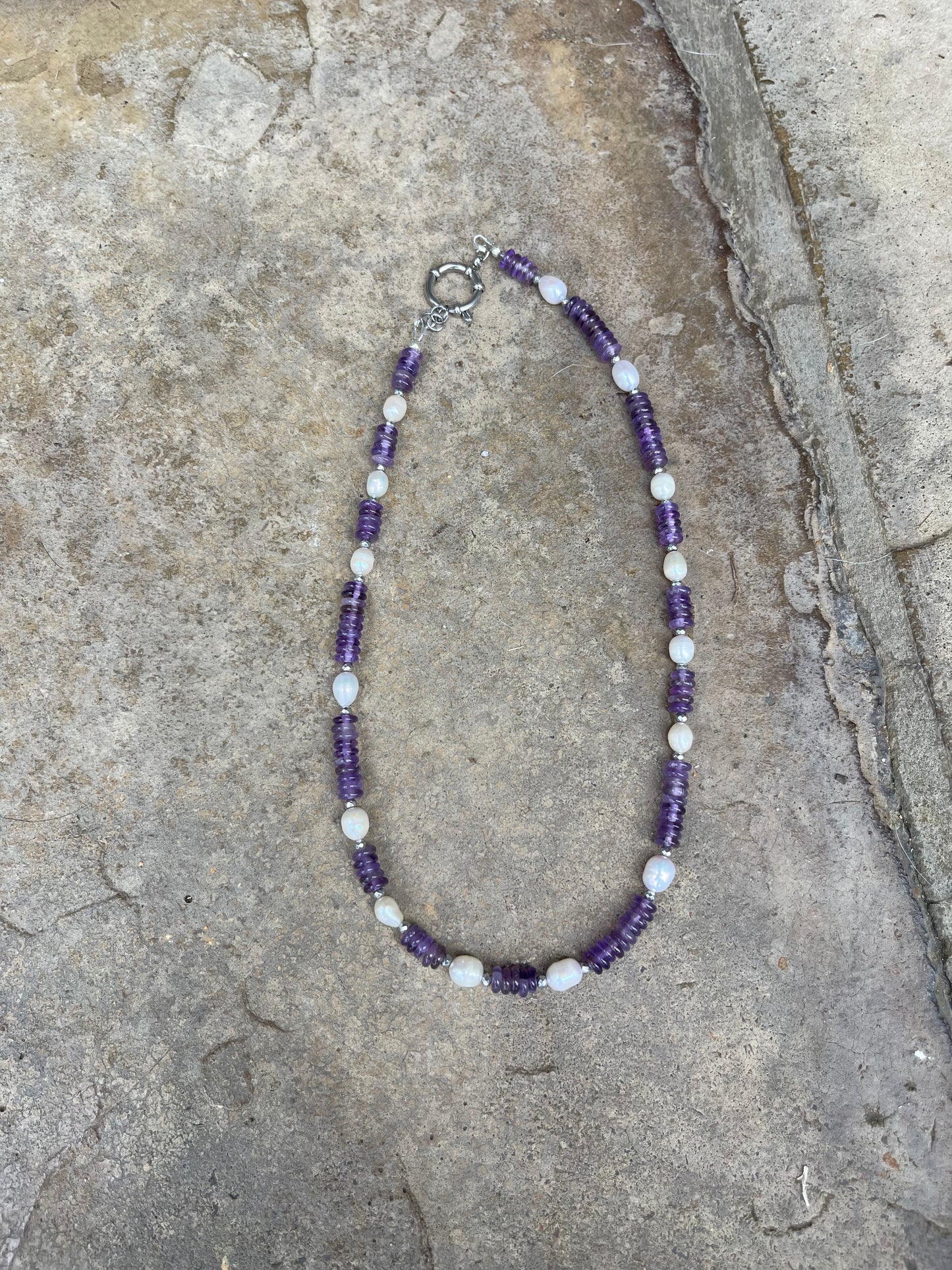 Amethyst and Freshwater Pearls