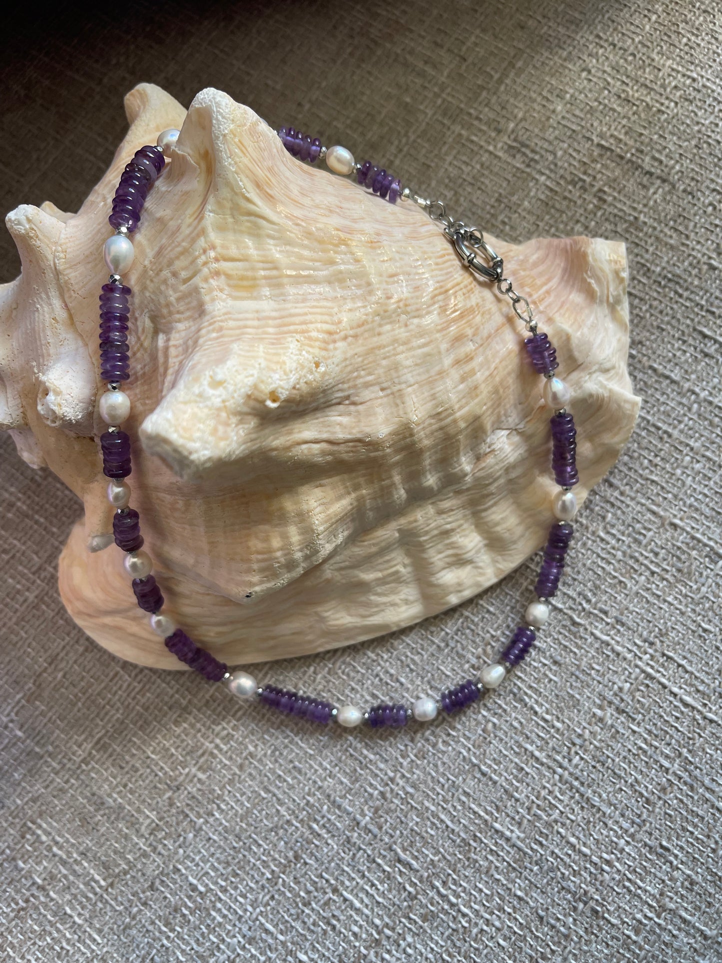 Amethyst and Freshwater Pearls