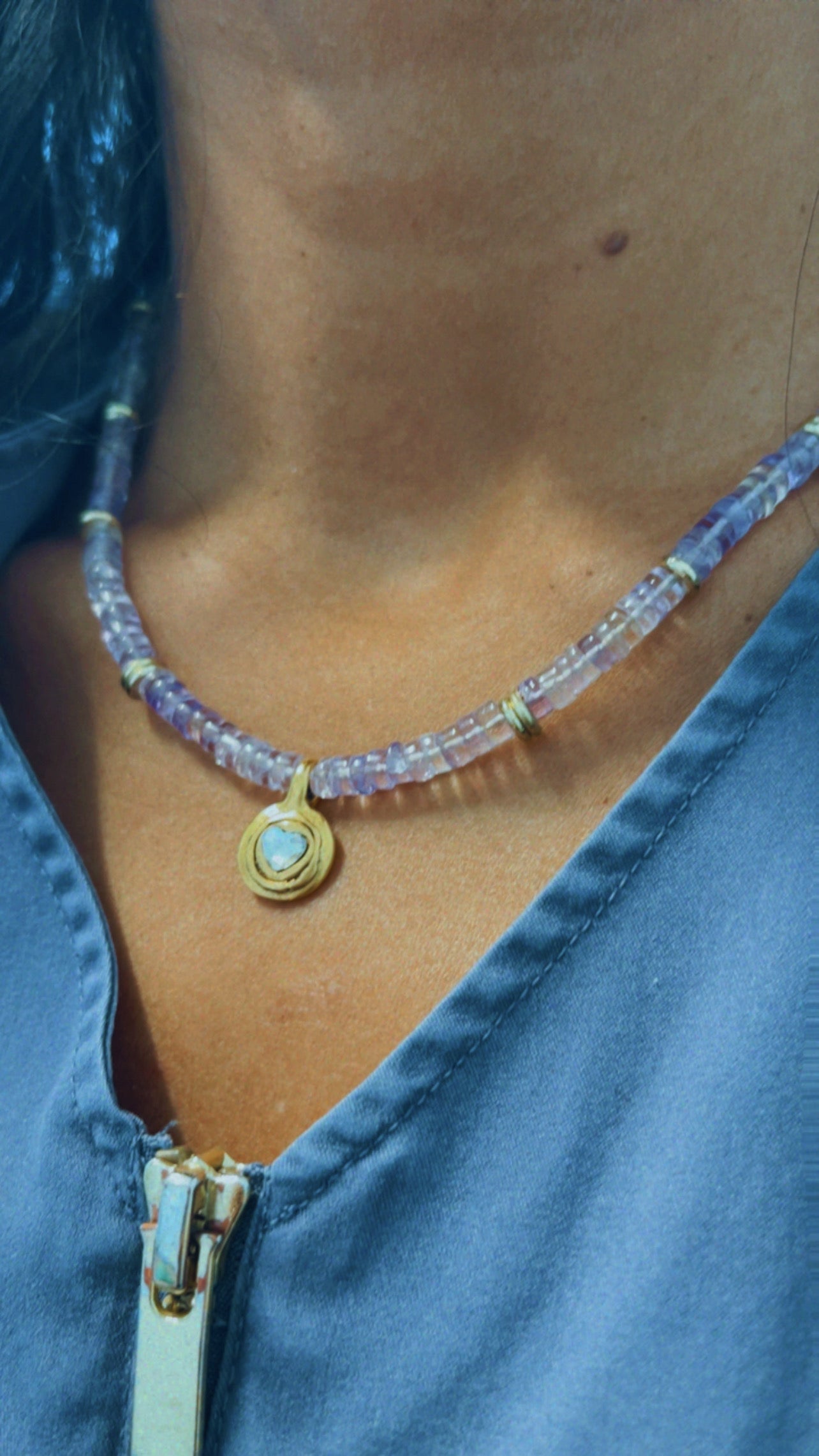 Ametrine Charm Necklace