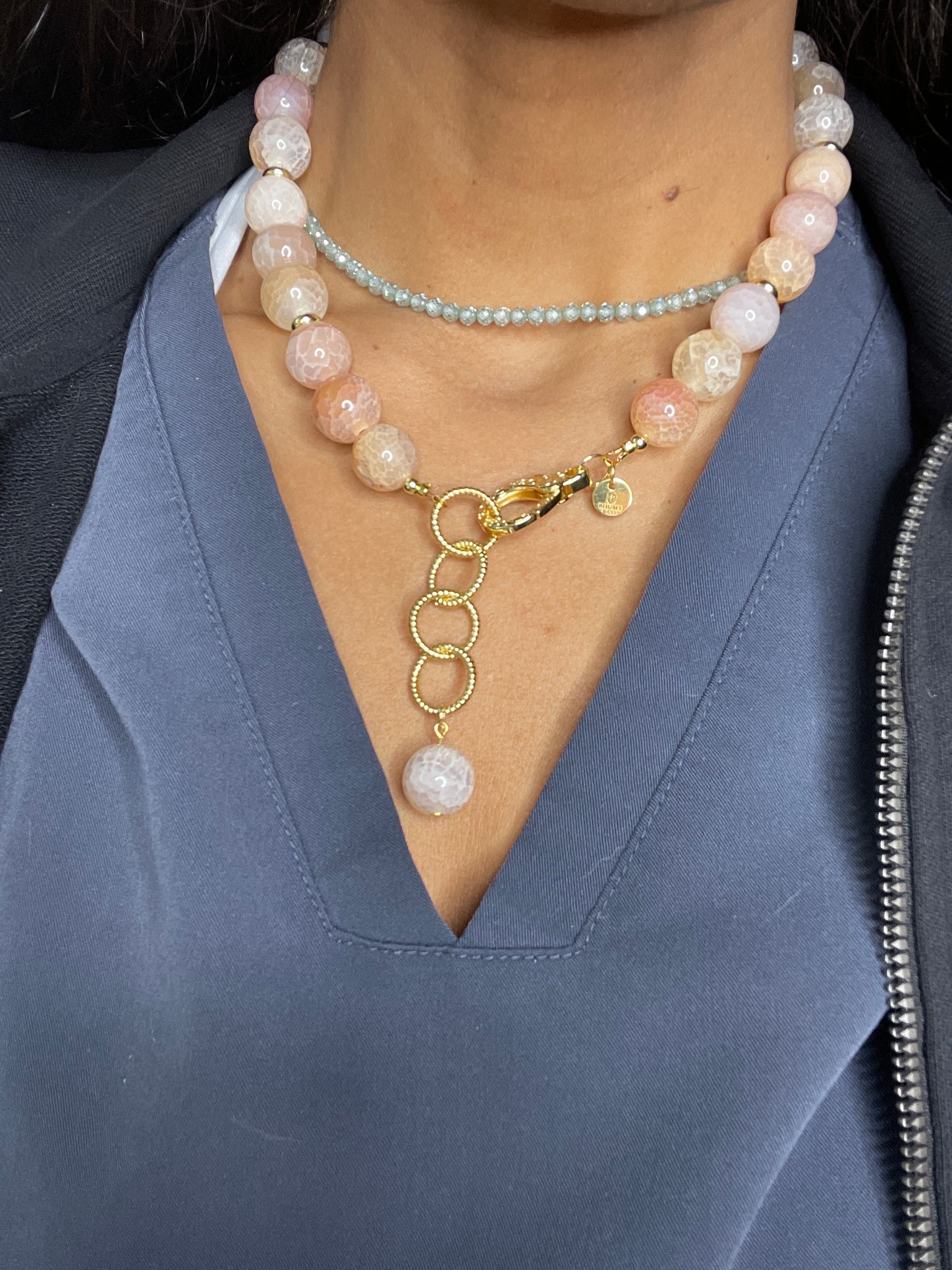 Blush Royale Drop Necklace