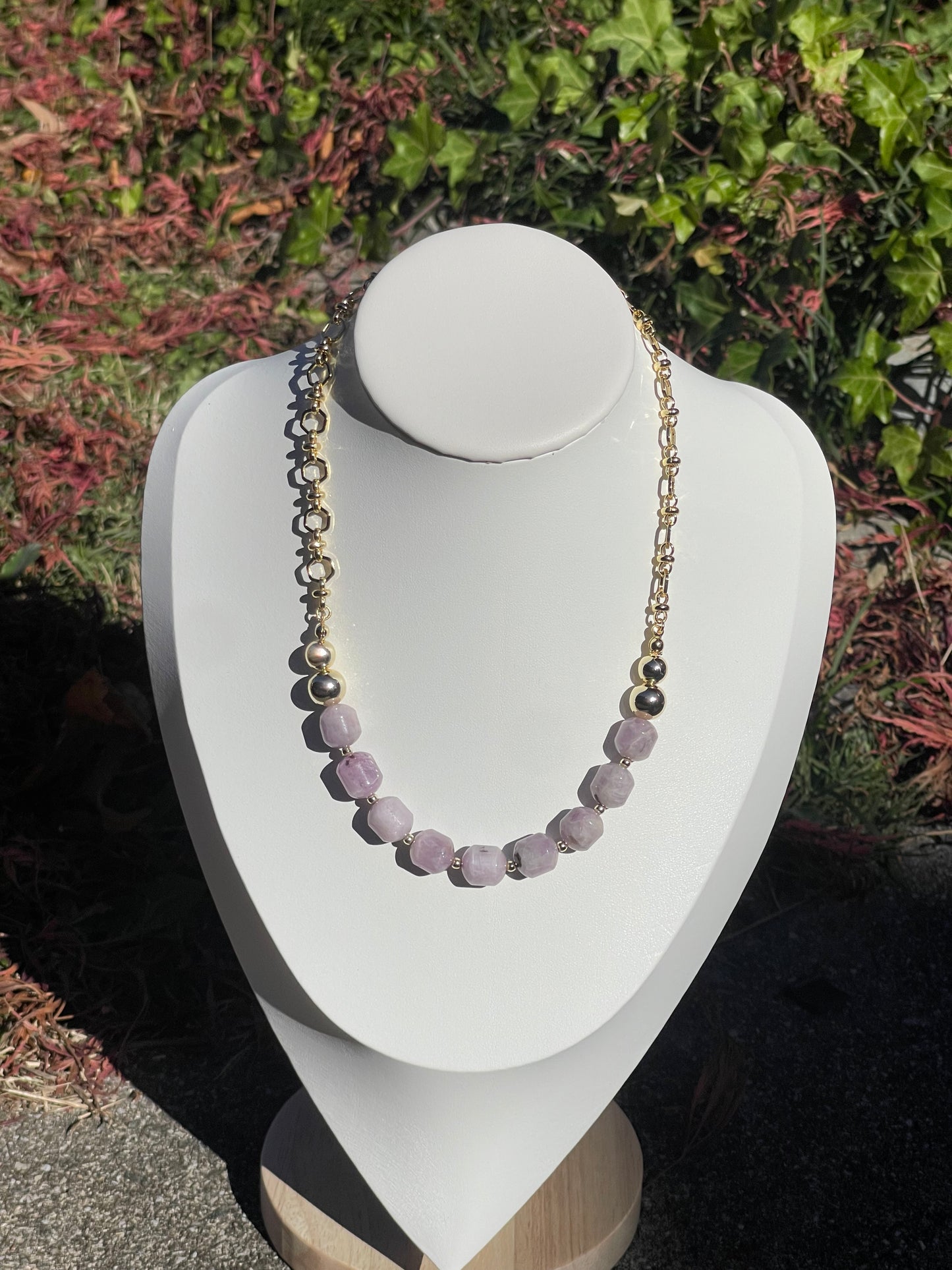 Storm Light Kunzite Necklace