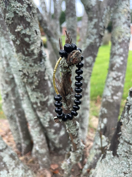 Black obsidian