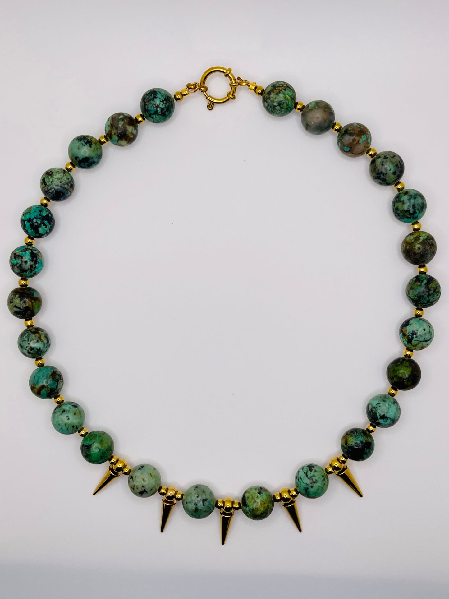 Savanna Edge African Turquoise Necklace