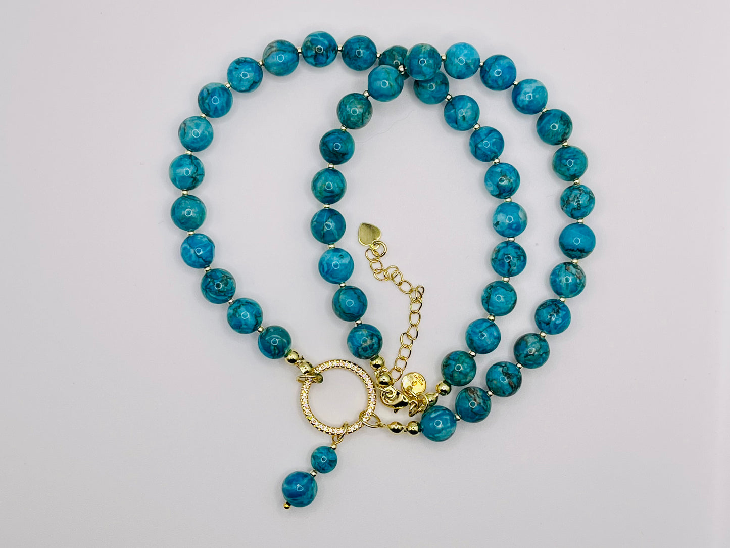 Andean Blue Peruvian Turquoise Necklace