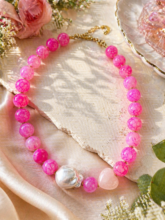 Blush Crush Pearl Necklace