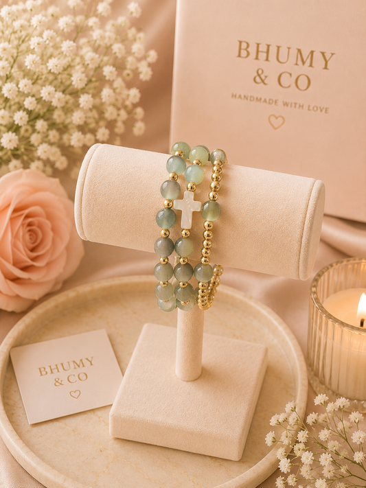 Seafoam Serenity Bracelet Stack