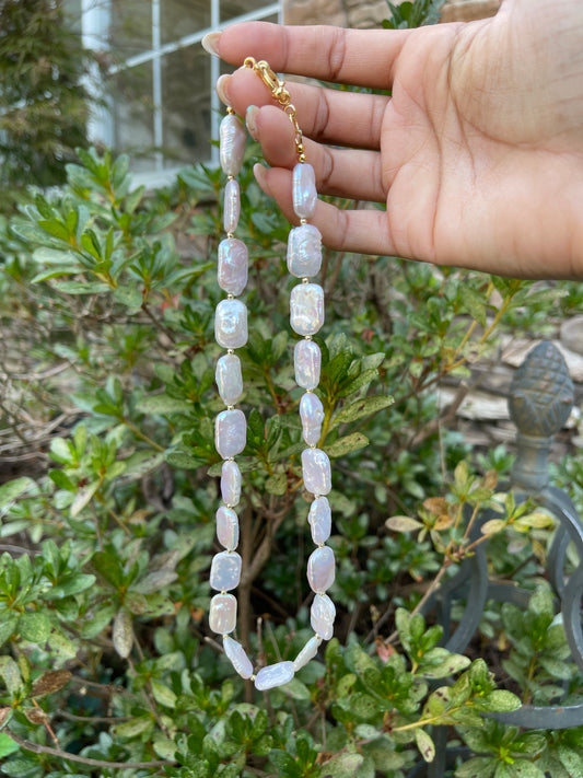 Iridescent Freshwater Pearl Necklace