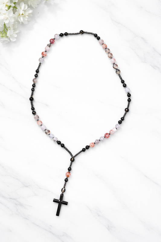 Fire Quartz Devotional Necklace