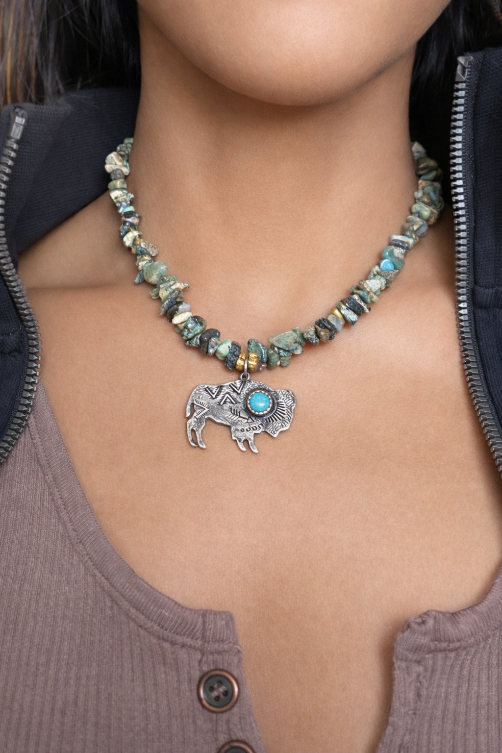 🦬 Desert Guardian Necklace